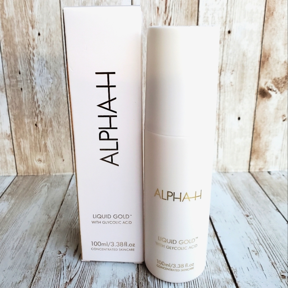 ALPHA-H Liquid Gold Exfoliating Treatment Glycolic Acid ALPHAH FULL SIZE NEW